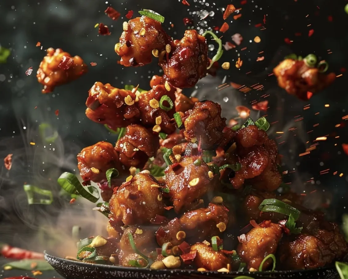Poulet sauté au piment, façon Sichuan