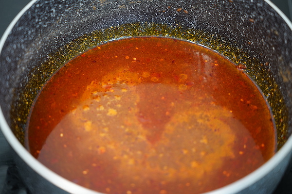Préparation du bouillon